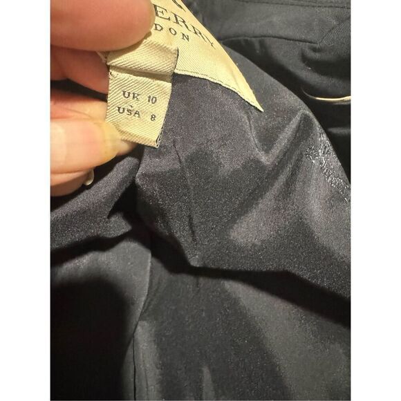 Burberry London Bromwell blue blazer jacket wool blend silver button 8 - Picture 3 of 16